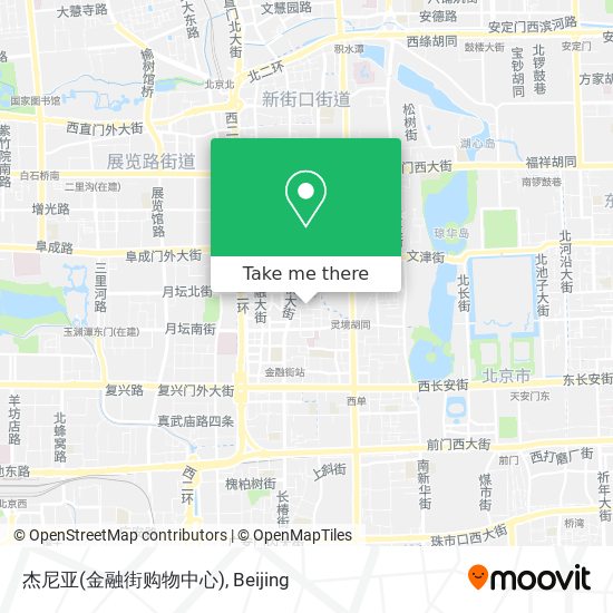 杰尼亚(金融街购物中心) map