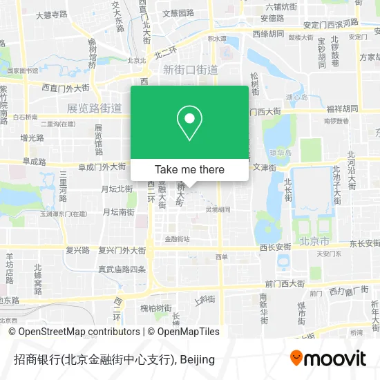 招商银行(北京金融街中心支行) map
