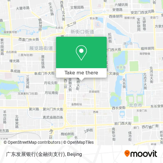 广东发展银行(金融街支行) map