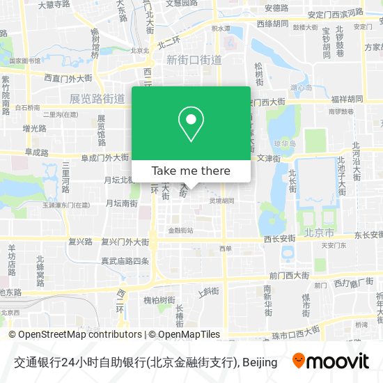 交通银行24小时自助银行(北京金融街支行) map