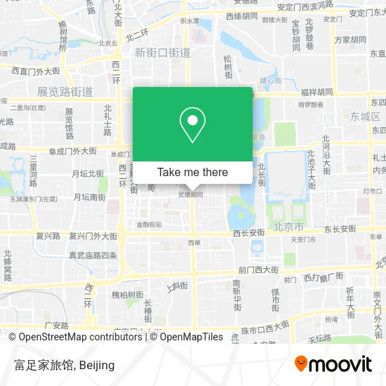 富足家旅馆 map