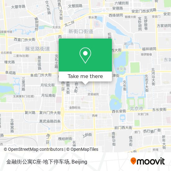 金融街公寓C座-地下停车场 map