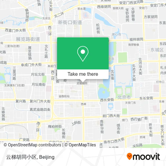 云梯胡同小区 map