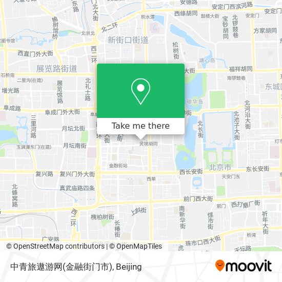 中青旅遨游网(金融街门市) map