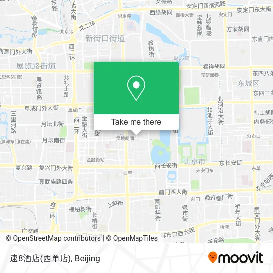 速8酒店(西单店) map