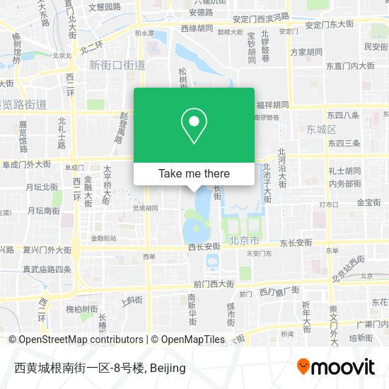 西黄城根南街一区-8号楼 map