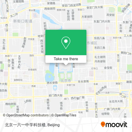 北京一六一中学科技楼 map