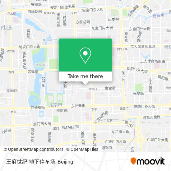 王府世纪-地下停车场 map