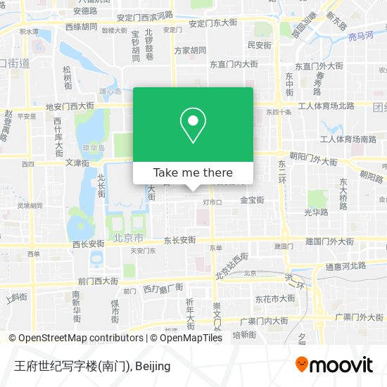 王府世纪写字楼(南门) map