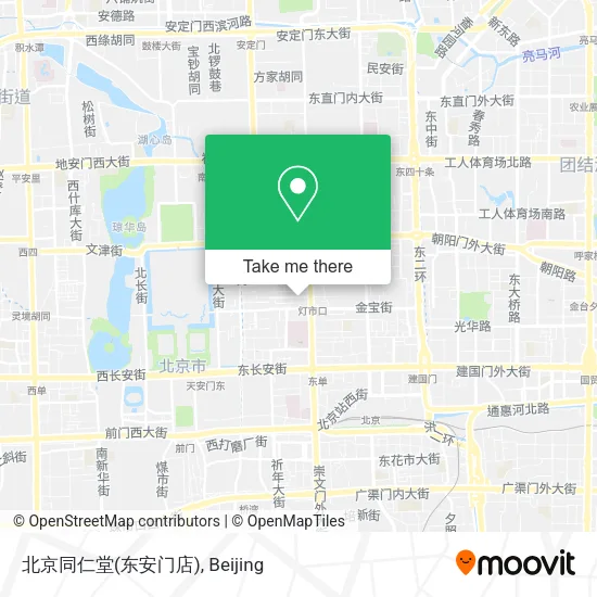 北京同仁堂(东安门店) map