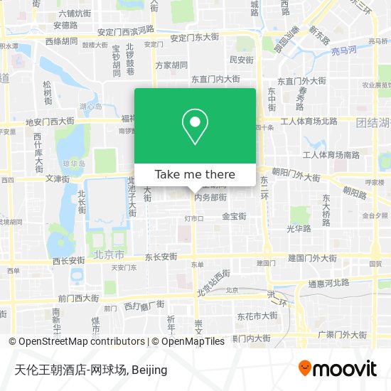 天伦王朝酒店-网球场 map
