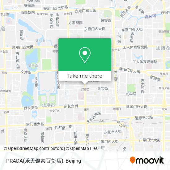 PRADA(乐天银泰百货店) map