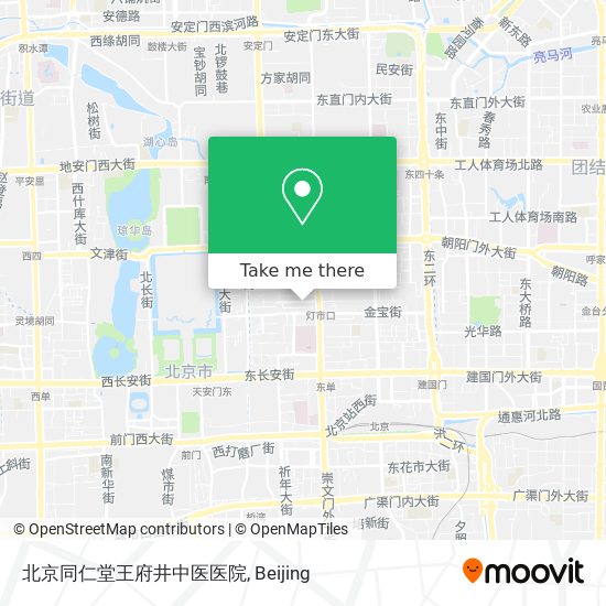 北京同仁堂王府井中医医院 map