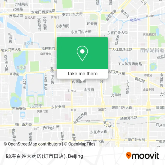 颐寿百姓大药房(灯市口店) map