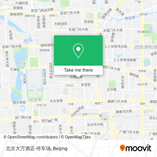 北京大万酒店-停车场 map