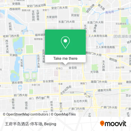 王府半岛酒店-停车场 map