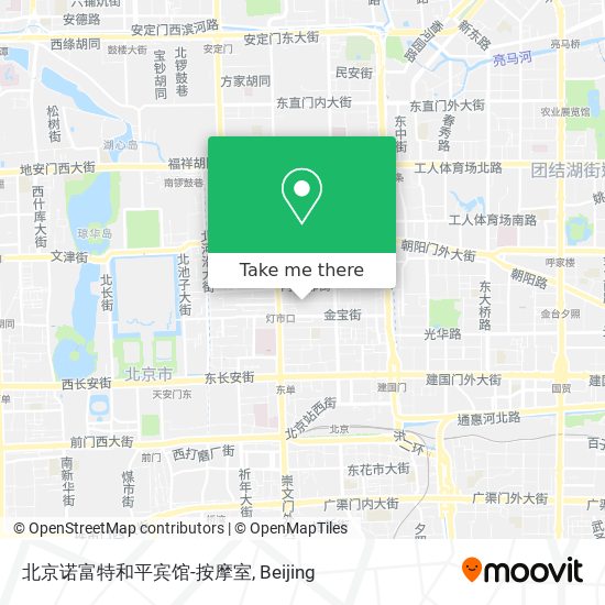 北京诺富特和平宾馆-按摩室 map