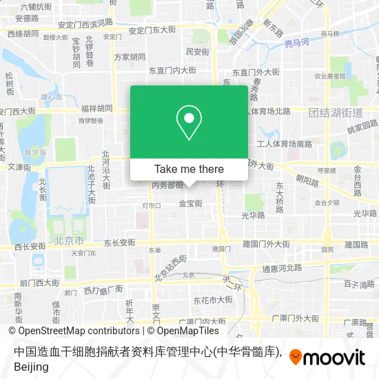 中国造血干细胞捐献者资料库管理中心(中华骨髓库) map