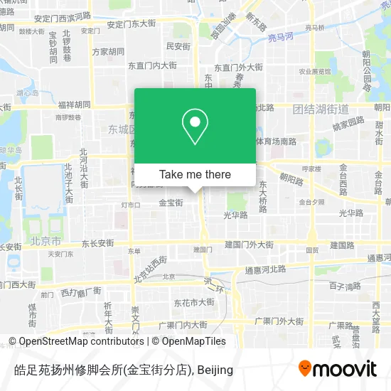 皓足苑扬州修脚会所(金宝街分店) map