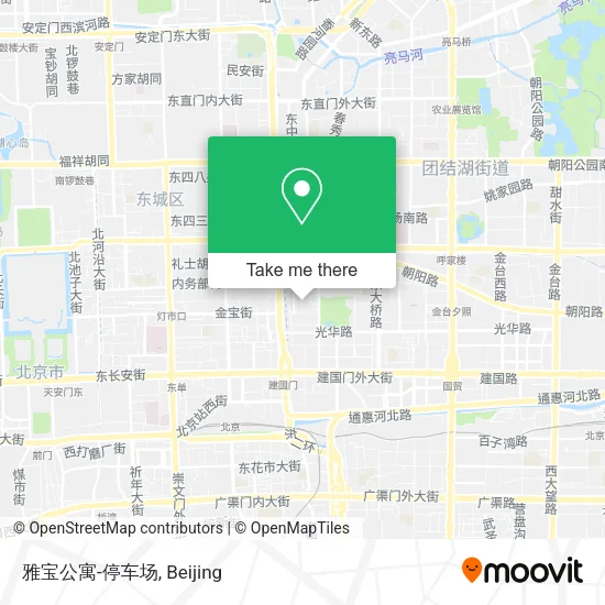 雅宝公寓-停车场 map