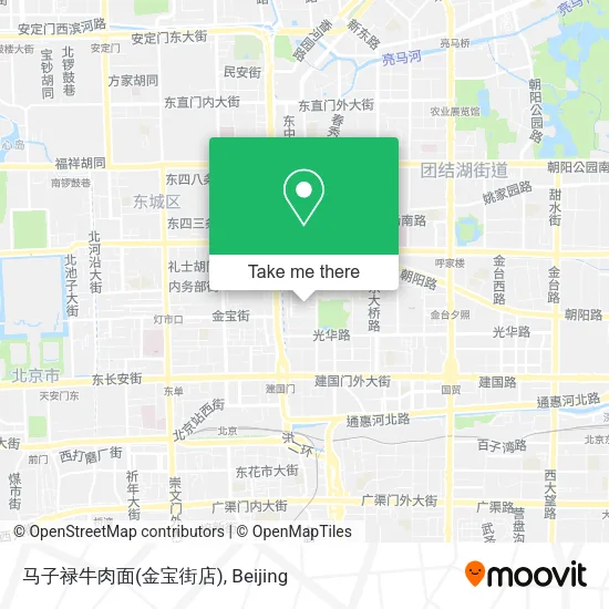 马子禄牛肉面(金宝街店) map
