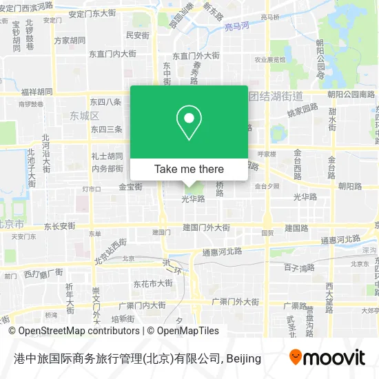 港中旅国际商务旅行管理(北京)有限公司 map