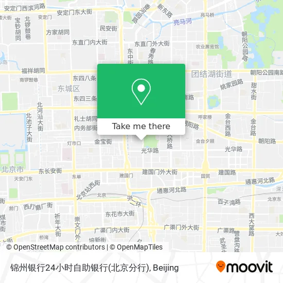 锦州银行24小时自助银行(北京分行) map