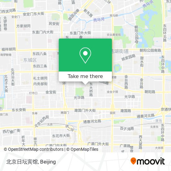 北京日坛宾馆 map