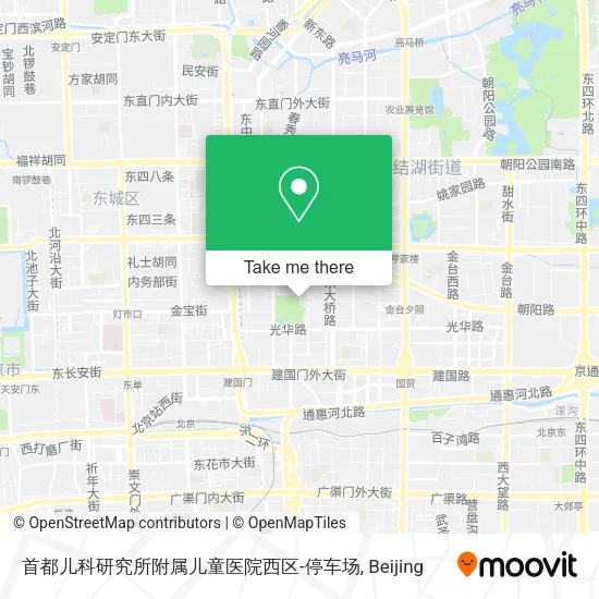首都儿科研究所附属儿童医院西区-停车场 map