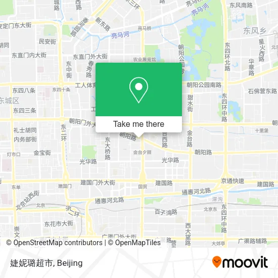 婕妮璐超市 map