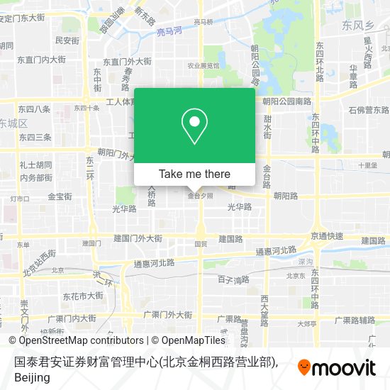 国泰君安证券财富管理中心(北京金桐西路营业部) map
