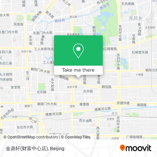 金鼎轩(财富中心店) map