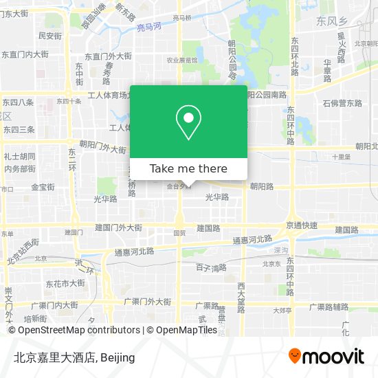 北京嘉里大酒店 map