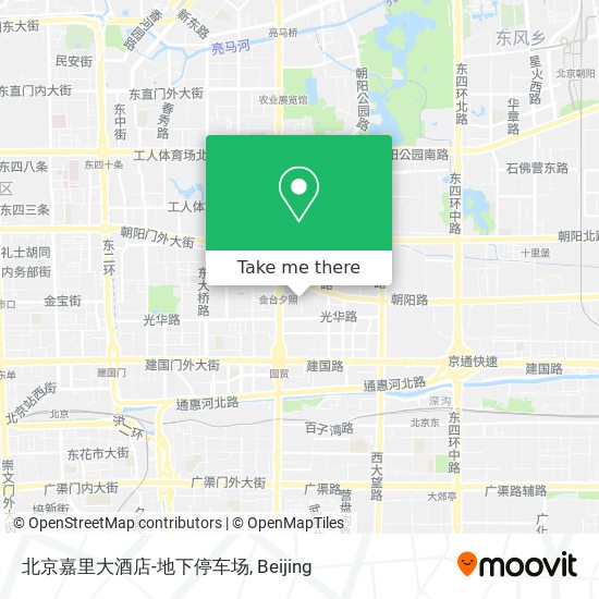 北京嘉里大酒店-地下停车场 map