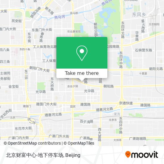 北京财富中心-地下停车场 map