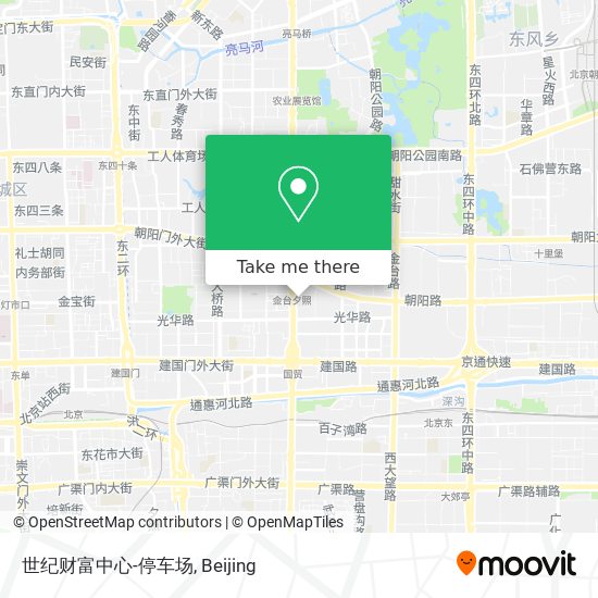 世纪财富中心-停车场 map