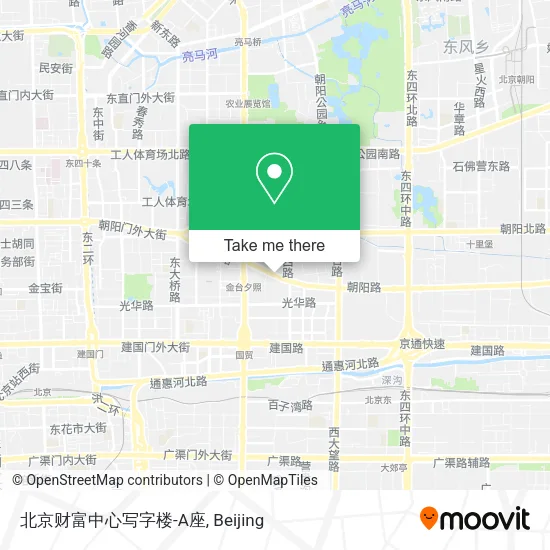北京财富中心写字楼-A座 map