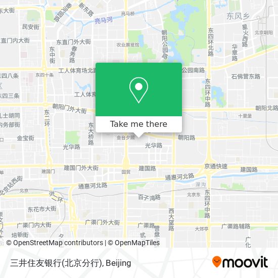 三井住友银行(北京分行) map