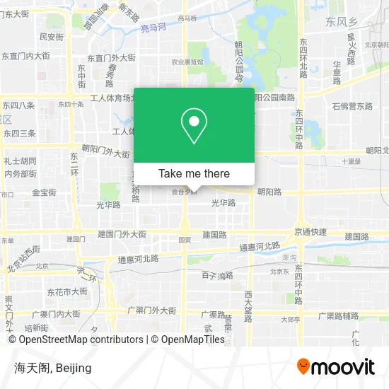 海天阁 map