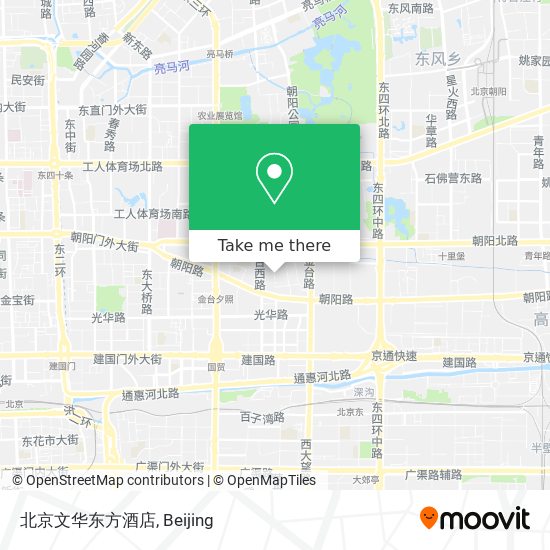 北京文华东方酒店 map