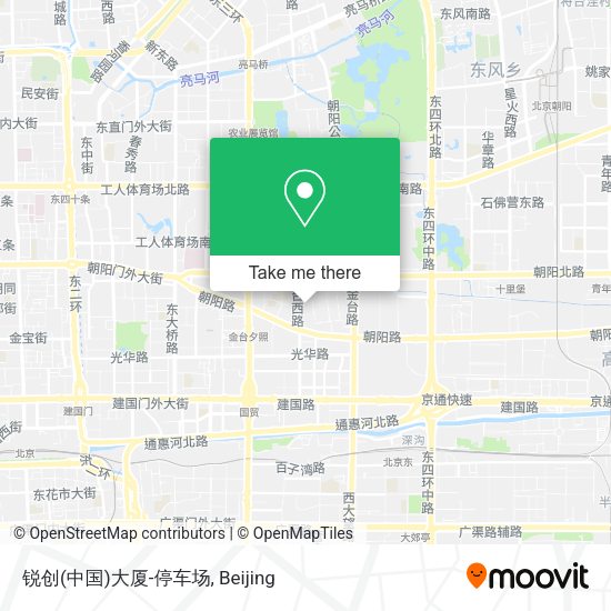 锐创(中国)大厦-停车场 map