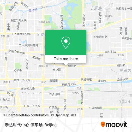 泰达时代中心-停车场 map