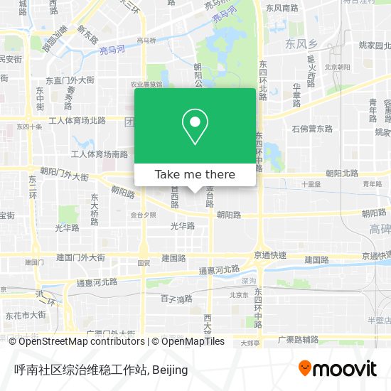 呼南社区综治维稳工作站 map