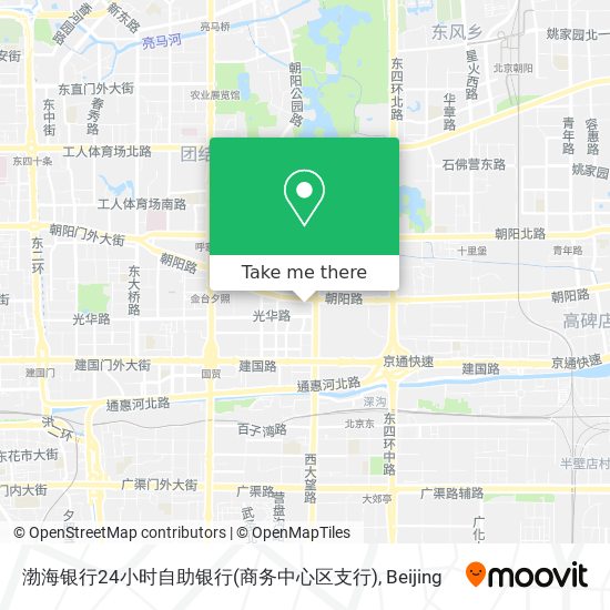渤海银行24小时自助银行(商务中心区支行) map