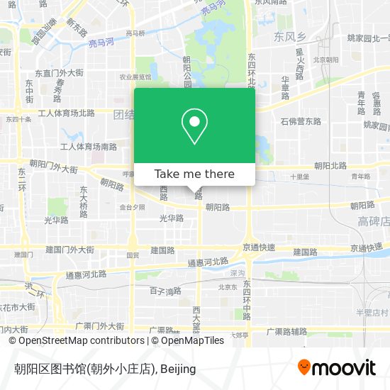 朝阳区图书馆(朝外小庄店) map