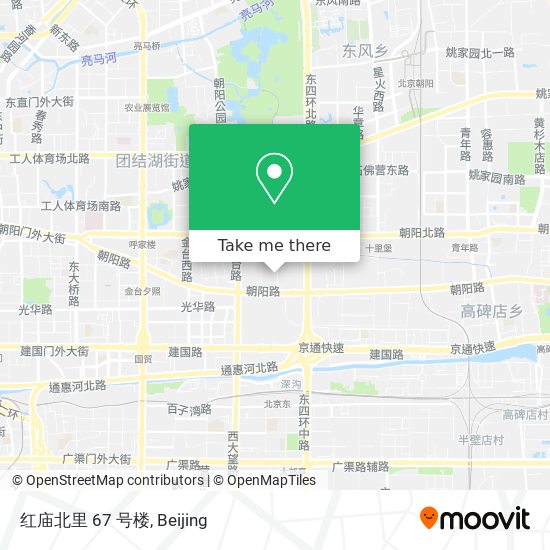 红庙北里 67 号楼 map