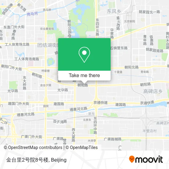 金台里2号院8号楼 map