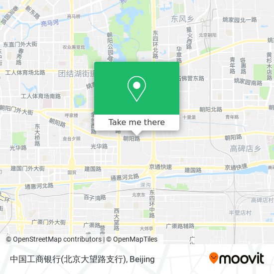 中国工商银行(北京大望路支行) map