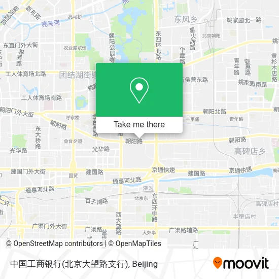中国工商银行(北京大望路支行) map