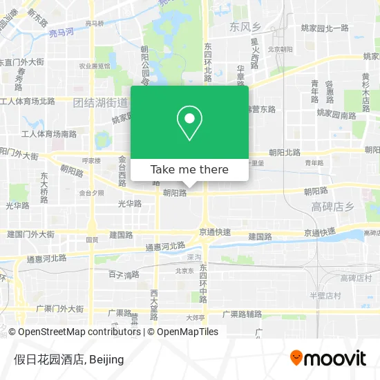 假日花园酒店 map